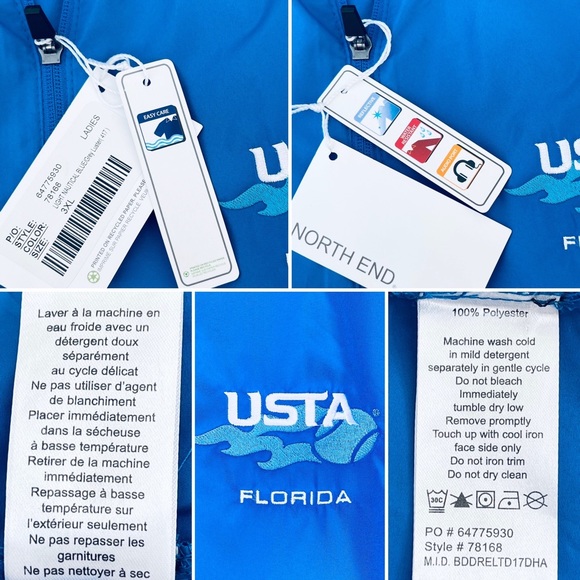 North End Ash City Hooded Jacket Audio Access Rool-Away Hood - Picture 14 of 14